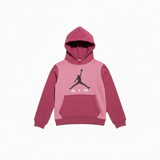Sweat à Capuche Enfant Jordan Air University Pink