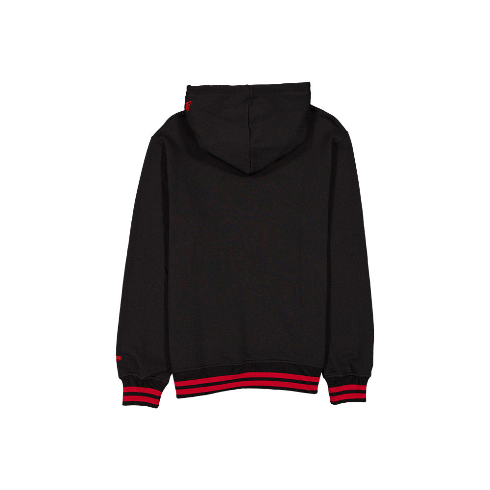 Sweat à capuche New Era Throwback Chicago Bulls