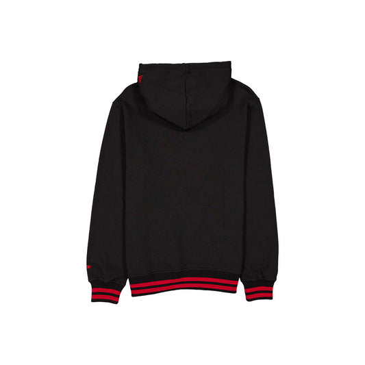 Sweat à capuche New Era Throwback Chicago Bulls