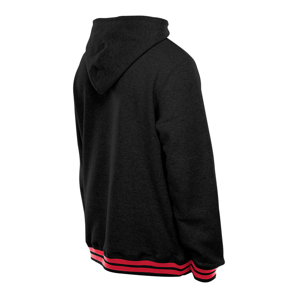 Sweat à capuche New Era Throwback Chicago Bulls