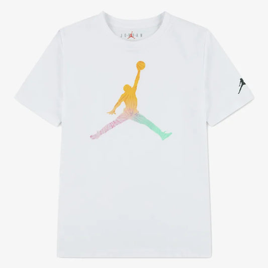 T-Shirt Enfant Jordan Tie Dye Blanc