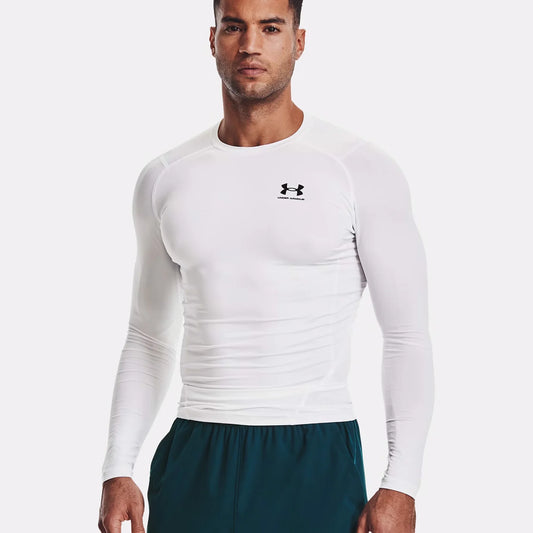 UA HeatGear® Black Long Sleeve Compression Top