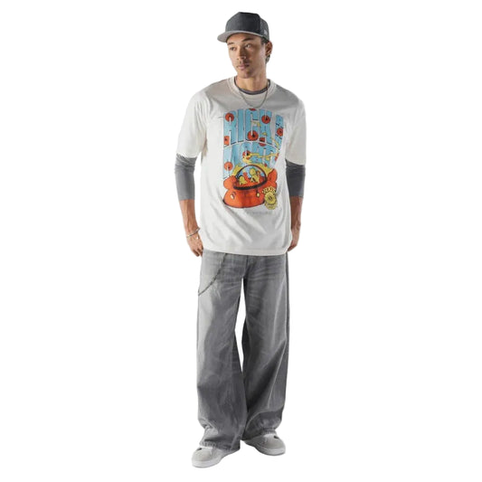 T-shirt New Era Rick&Morty beige