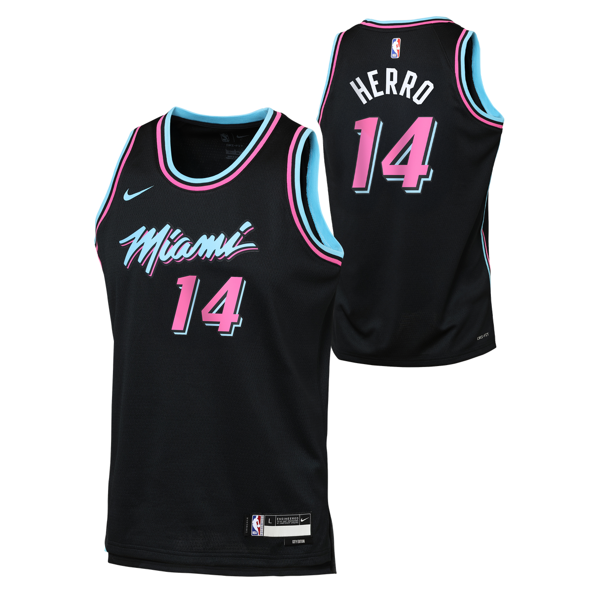 Maillot Enfant Nike NBA Miami Heat City Edition Tyler Hero
