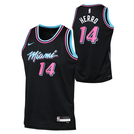 Maillot Enfant Nike NBA Miami Heat City Edition Tyler Hero