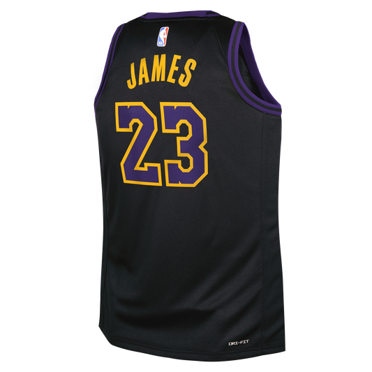 Maillot Enfant Nike NBA Los Angeles Lakers City Edition Lebron James
