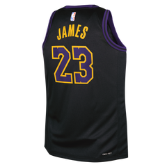 Maillot Enfant Nike NBA Los Angeles Lakers City Edition Lebron James