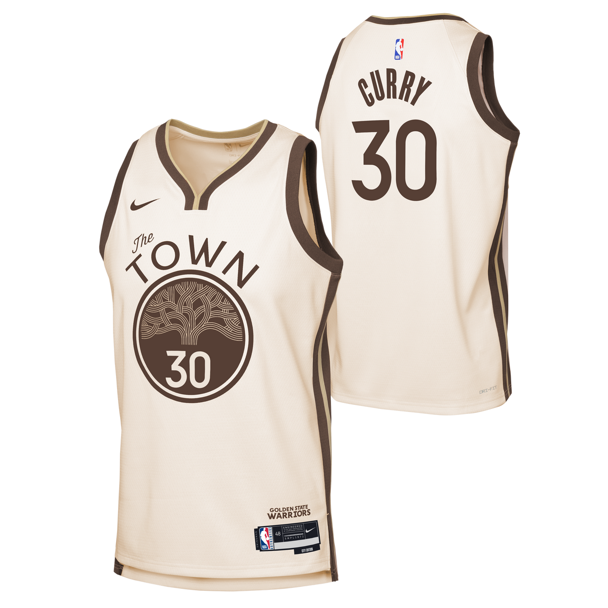 Maillot Enfant Nike NBA Golden State Warriors City Edition Stephen Curry
