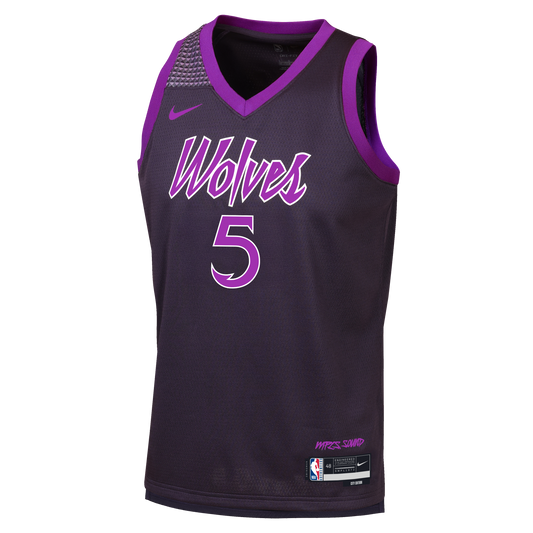 Maillot Enfant Nike NBA Minnesota Timberwolves City Edition Anthony Edwards