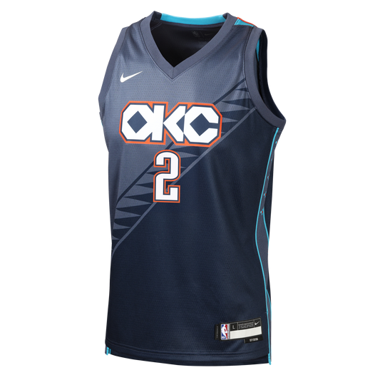 Maillot Enfant Nike NBA Oklahoma City Thunder City Edition Shai Gilgeous Alexander