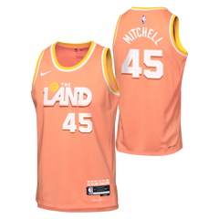 Maillot Enfant Nike NBA Cleveland Cavaliers City Edition Donovan Mitchell