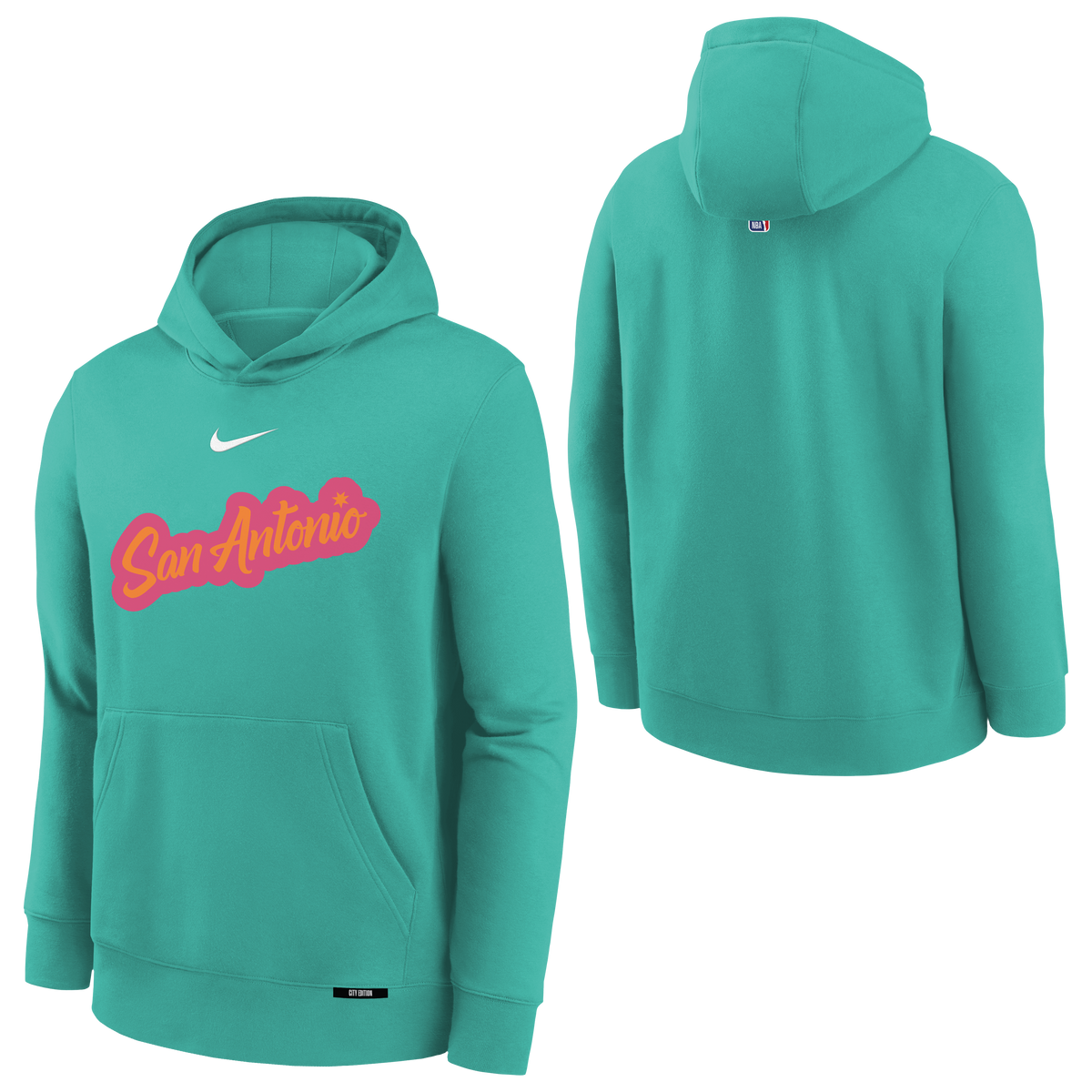 Sweat à Capuche Nike WDMK City Edition San Antonio Spurs Enfant