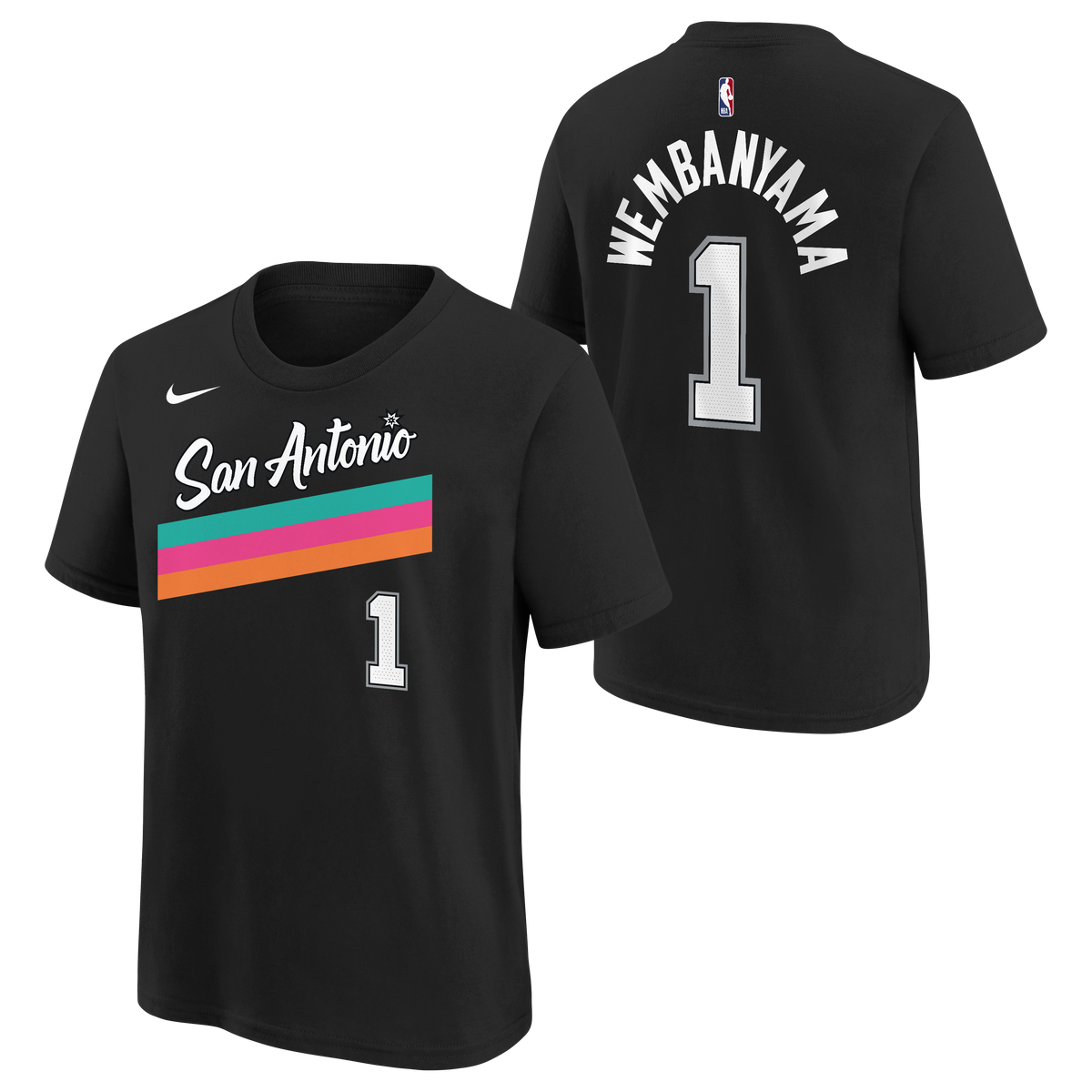 T-Shirt Enfant Nike NBA City Edition San Antonio Spurs Victor Wembanyama