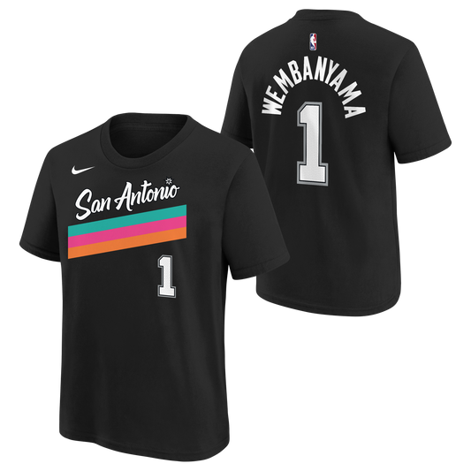 T-Shirt Enfant Nike NBA City Edition San Antonio Spurs Victor Wembanyama