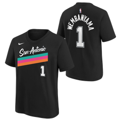 T-Shirt Enfant Nike NBA City Edition San Antonio Spurs Victor Wembanyama