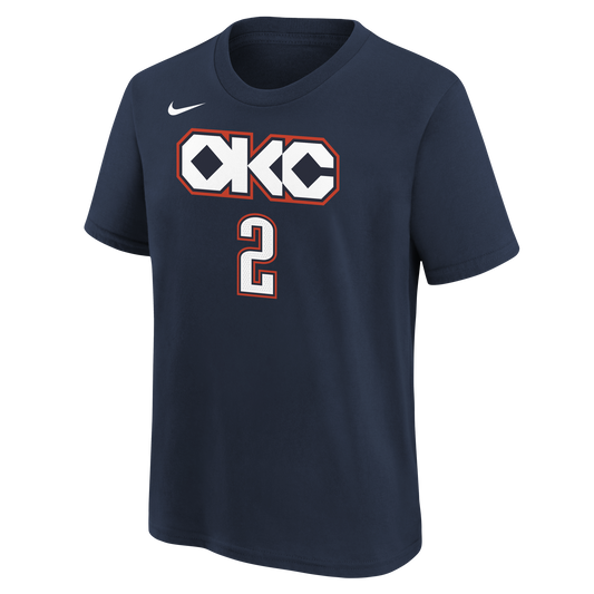 T-Shirt Enfant Nike NBA City Edition Oklahoma City Thunder Shai Gilgeous Alexander