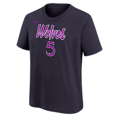 T-Shirt Enfant Nike NBA City Edition Minnesota Timberwolves Anthony Edwards