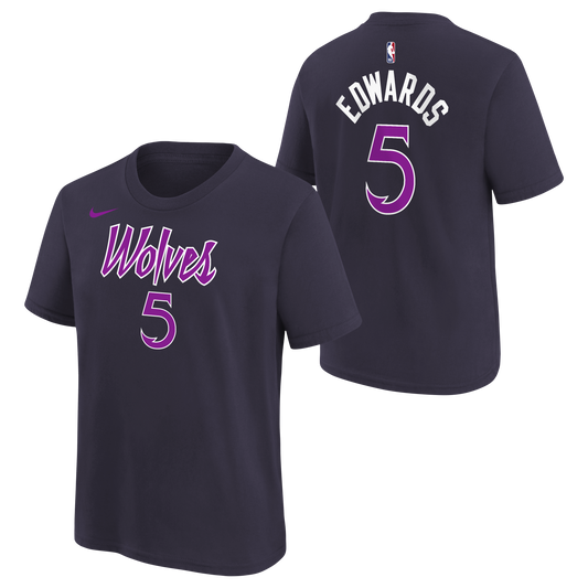 T-Shirt Enfant Nike NBA City Edition Minnesota Timberwolves Anthony Edwards