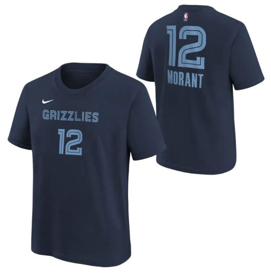 NBA Youth Ja Morant Memphis Grizzlies Nike Name&amp;Number T-shirt