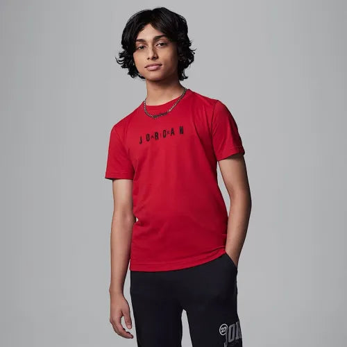 Tee-Shirt Enfant Jordan Wordmark  Gym Red
