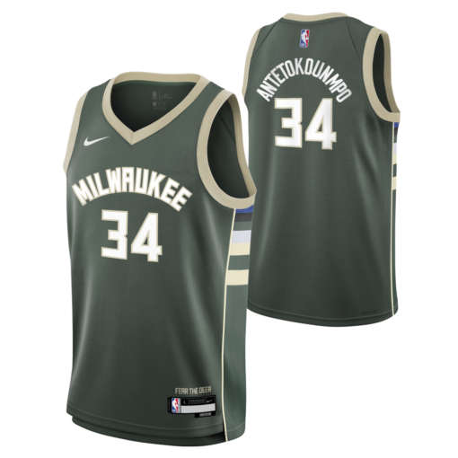 Maillot Enfant Nike Icon Giannis Antetokounmpo Nba