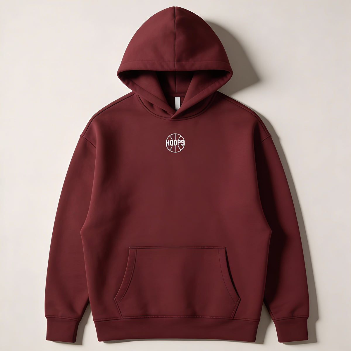 Sweat à Capuche Hoops Performance Burgundy
