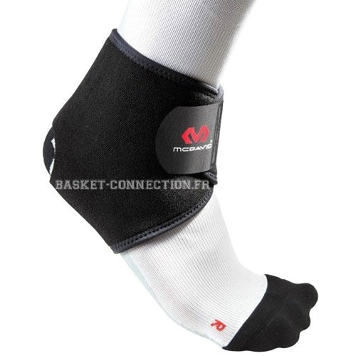 CHEVILLERE VELCRO - BLACK