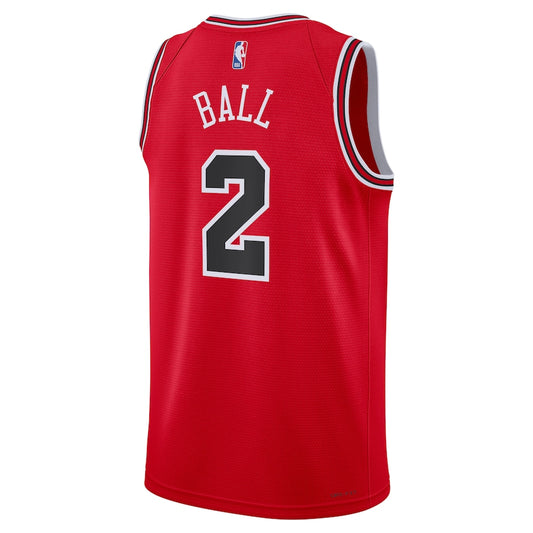 Maillot Nike Enfant Nba Icon Lonzo Ball Chicago Bulls
