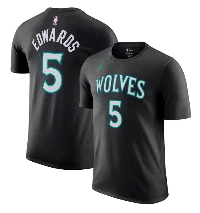 T-shirt Enfant Nike Statement Name & Number Anthony Edwards Minnesota Timberwolves
