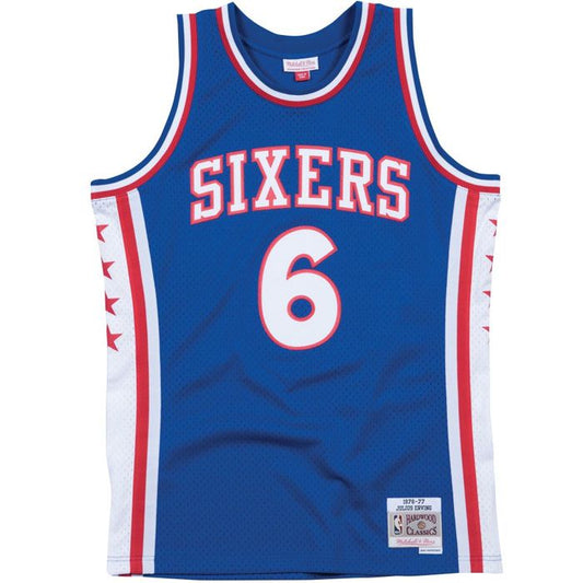 Maillot NBA Mitcell &amp; Ness Julius Erving Philadelphia 76ers 1976-77
