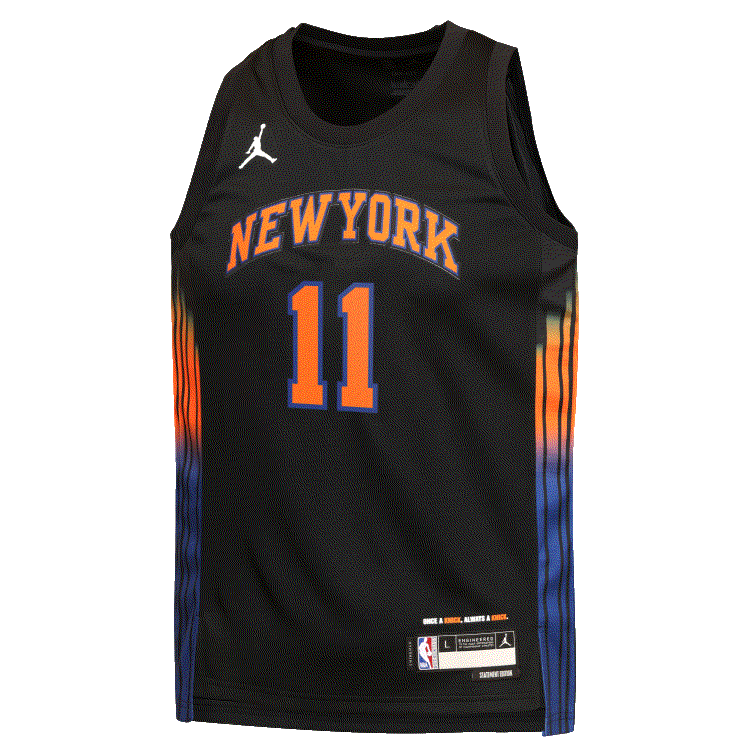 Kids' Jordan Statement Jalen Brunson New York Knicks Jersey