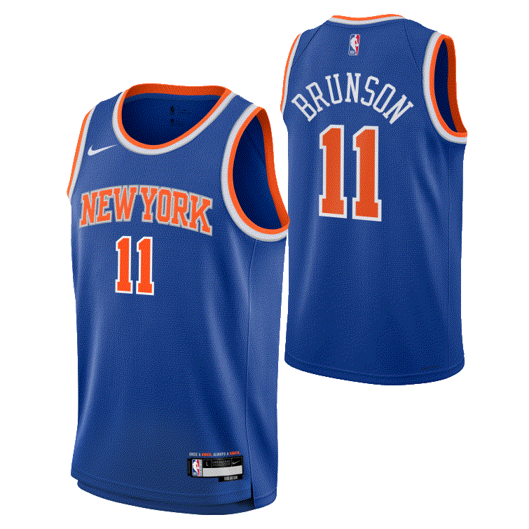 Maillot Enfant Nike NBA Icon Jalen Brunson New York Knicks