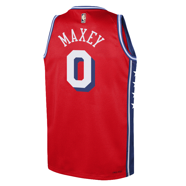 Tyrese Maxey Philadelphia 76ers Jordan Statement Youth Jersey