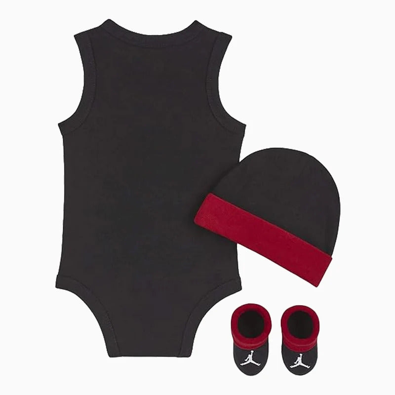 Jordan Baby Set 3 pieces Black Red