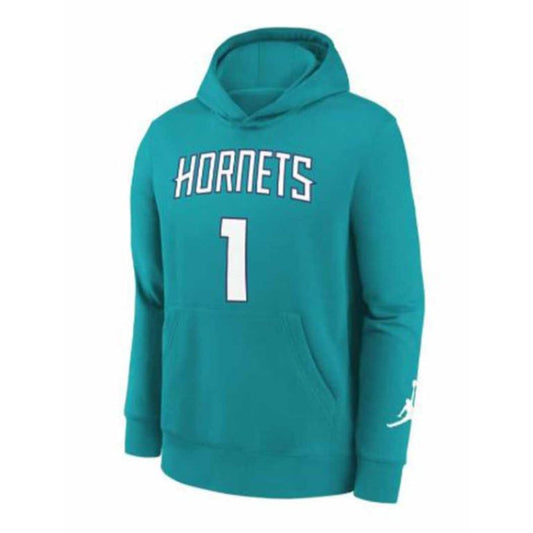 Nike N&amp;N Lamelo Ball Kids Hoodie - Charlotte Hornets