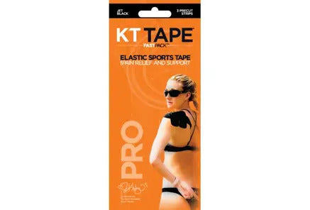 Bande de kinésiologie KT Tape Pro Fastpack 3 Stripes Black