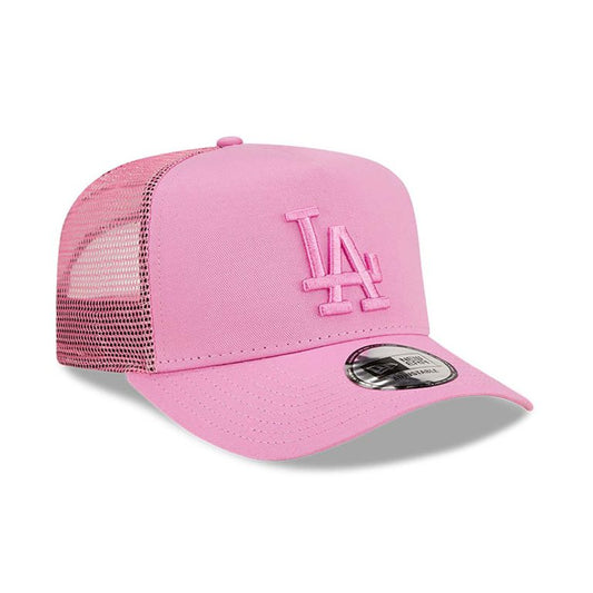 Casquette A-Frame Trucker LA Dodgers Tonal Mesh Rose