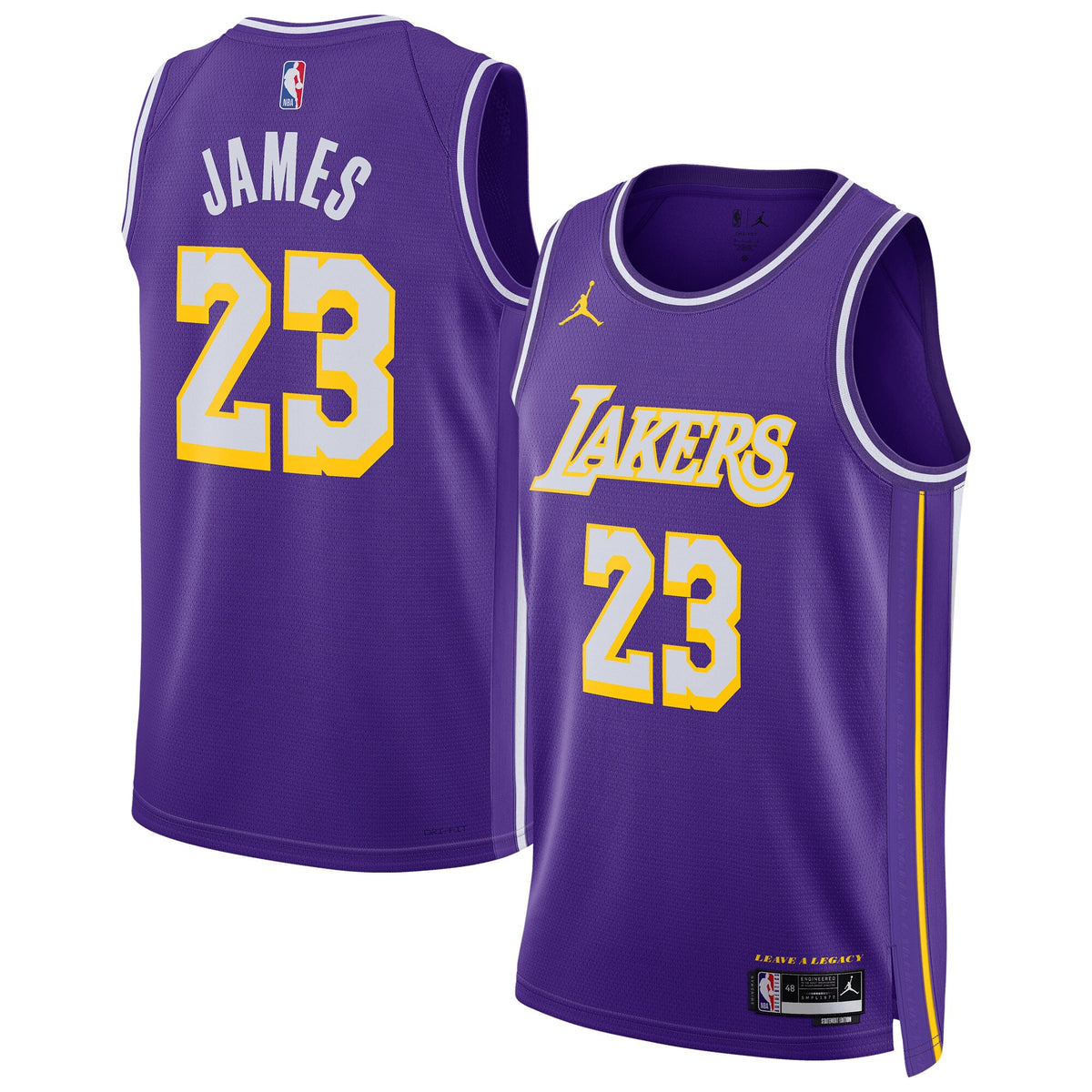 Maillot Enfant Jordan Statement Lebron James Los Angeles Lakers