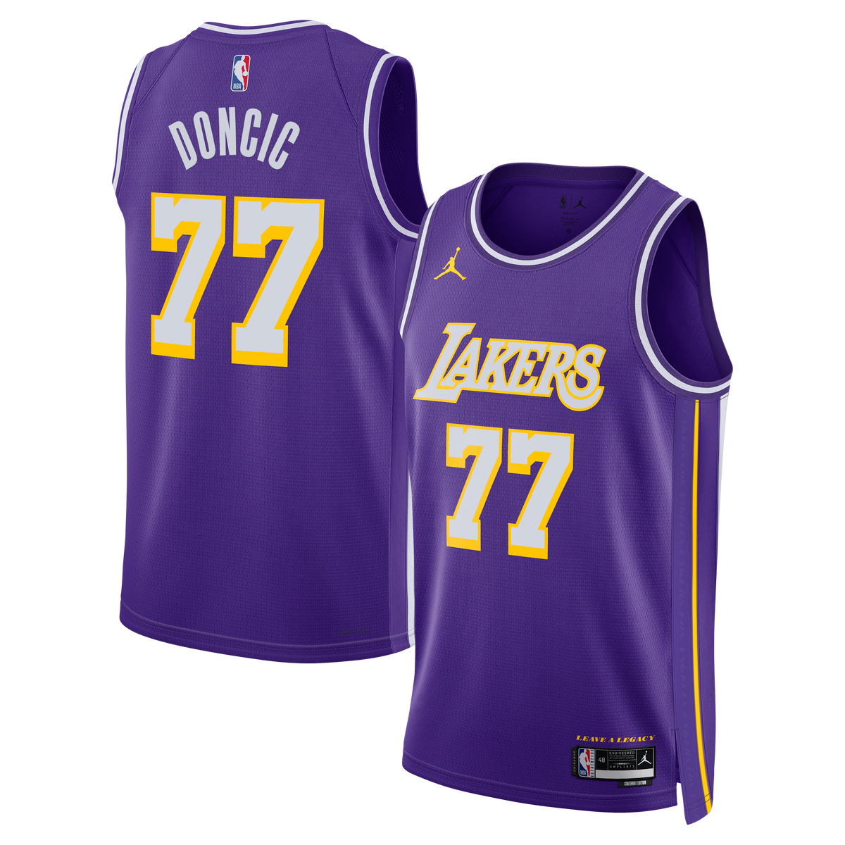 Maillot Enfant Jordan Statement Luka Doncic Los Angeles Lakers