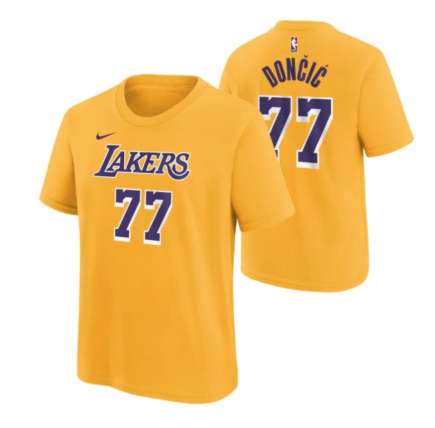 T-shirt Enfant Nba Icon Name & Number Luka Doncic