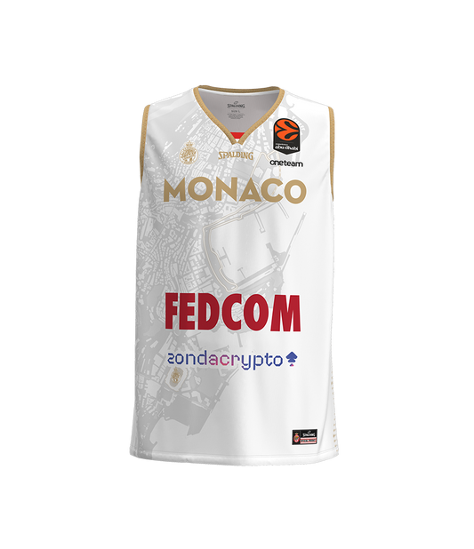 Maillot AS Monaco 25/26 Euroleague White