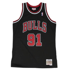 MITCHELL & NESS RETRO CHICAGO BULLS DENNIS RODMAN #91 BLACK
