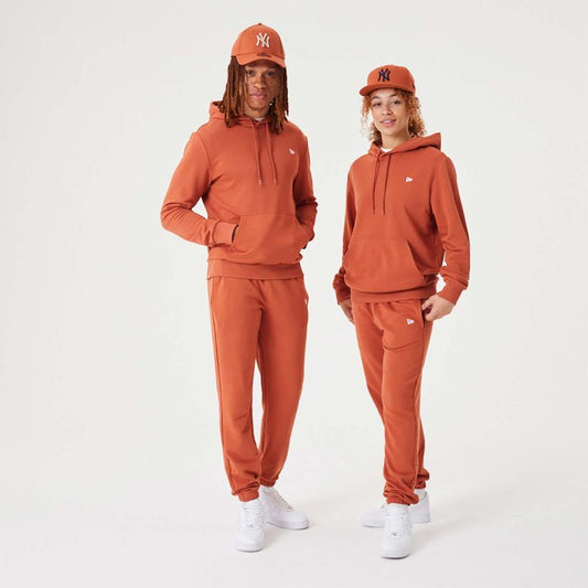 Sweat à Capuche New Era Essential Flag orange