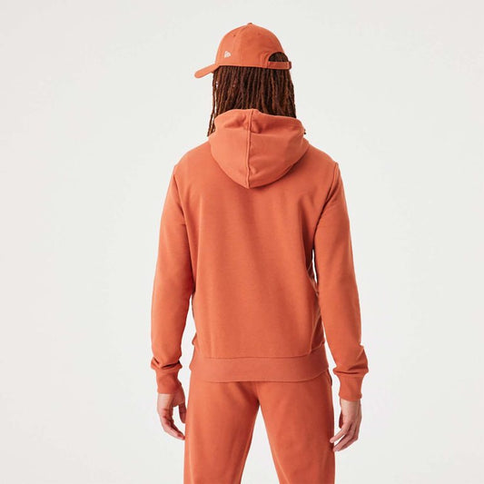 Sweat à Capuche New Era Essential Flag orange