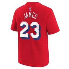 T-shirt Statement Lebron James 76ers Jordan Name & Number