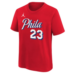 T-shirt Statement Lebron James 76ers Jordan Name & Number