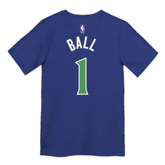 T-shirt Enfant Nike Icon Name & Number Lamelo Ball Minnesota Timberwolves