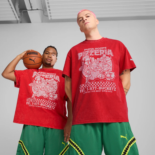 T-Shirt Puma HOOPS x TMNT Rouge
