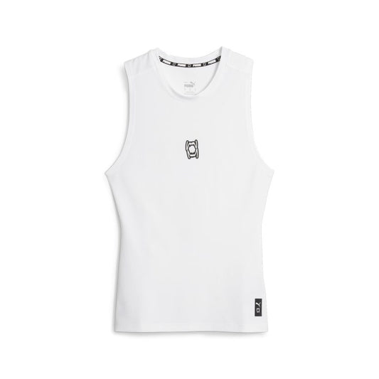 Debardeur de compression Puma Hoops Team Baselayer Blanc