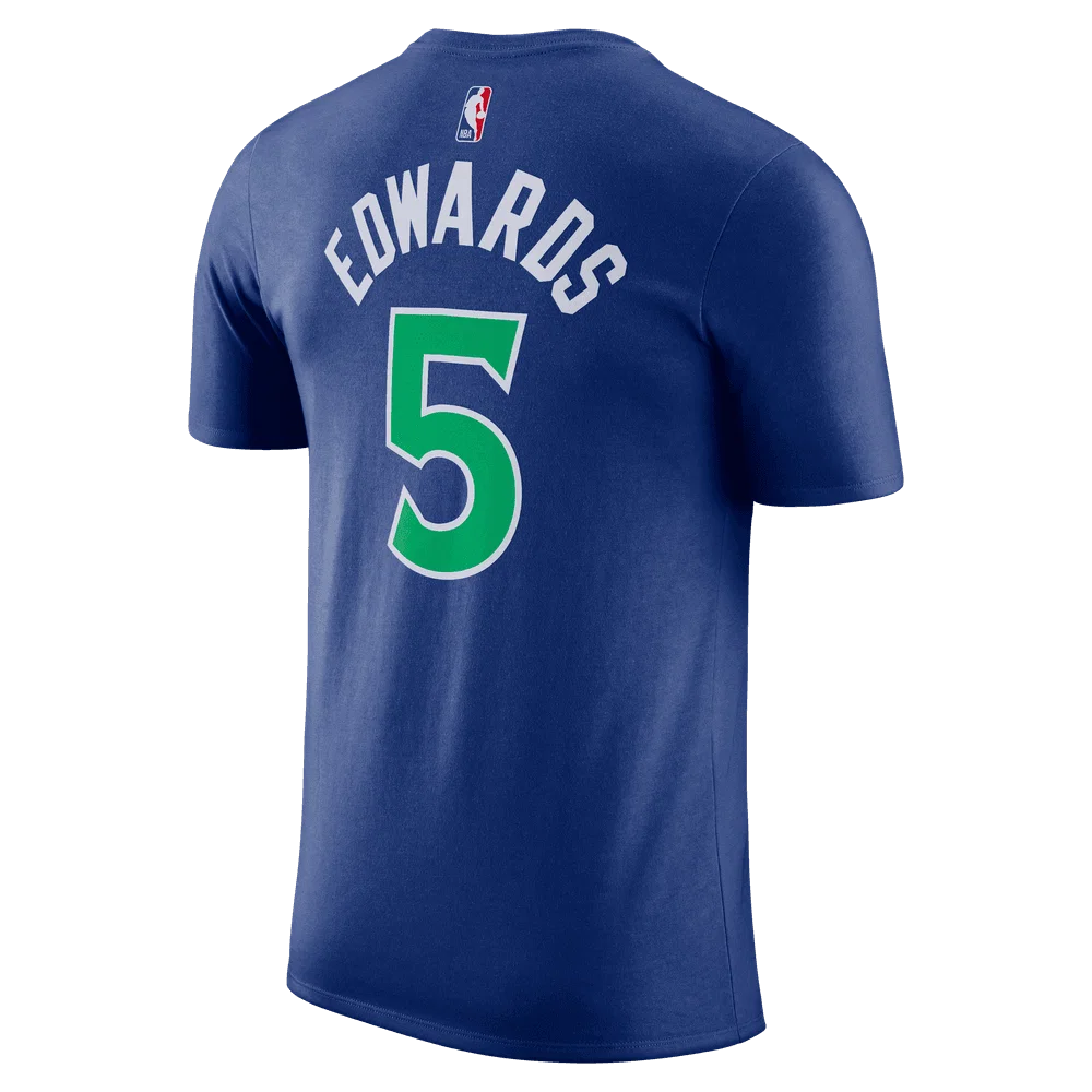 T-shirt Enfant Nike Icon Name & Number Anthony Edwards Minnesota Timberwolves
